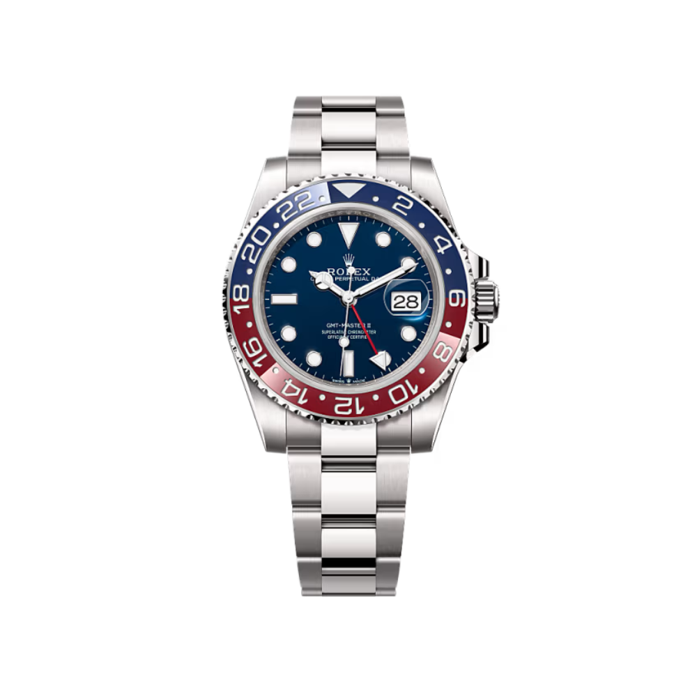 Rolex GMT-Master II 36mm, Oystersteel and 18k White Gold, Ref# 126284rbr-0049