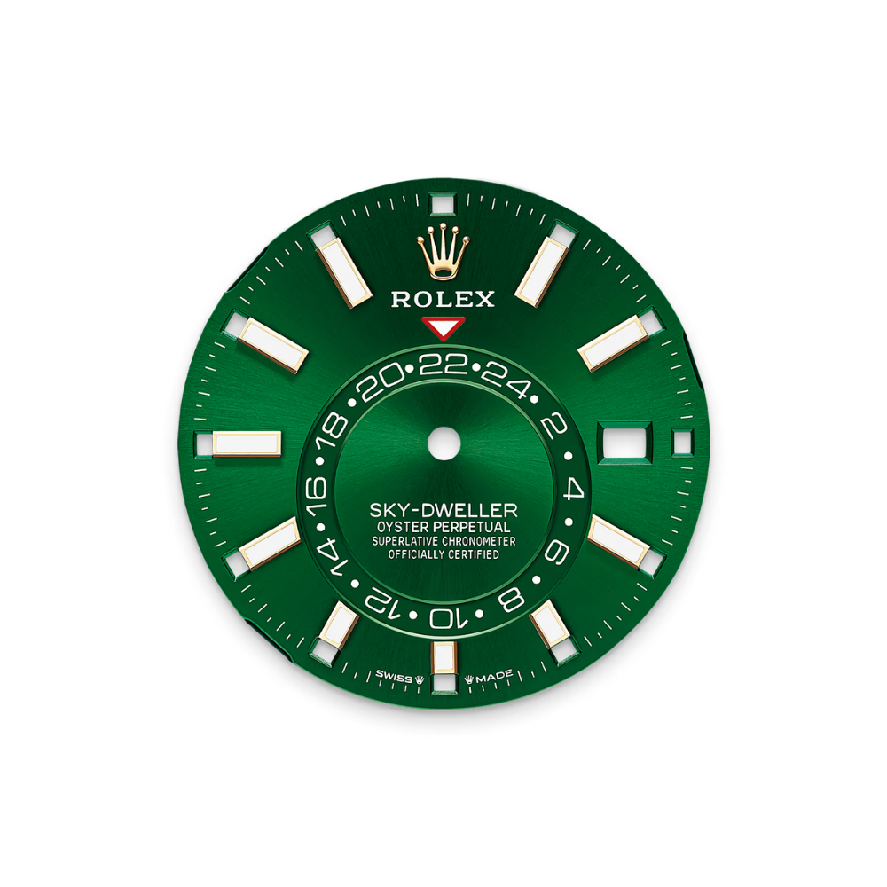 Rolex Sky-Dweller 42mm Yellow Gold Green 336938-0007 - Image 6