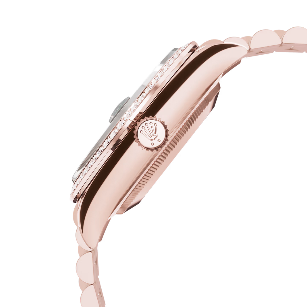 Rolex Day-Date 36 – Green Dial and Diamonds Ref. 128345RBR-0085 - Image 4