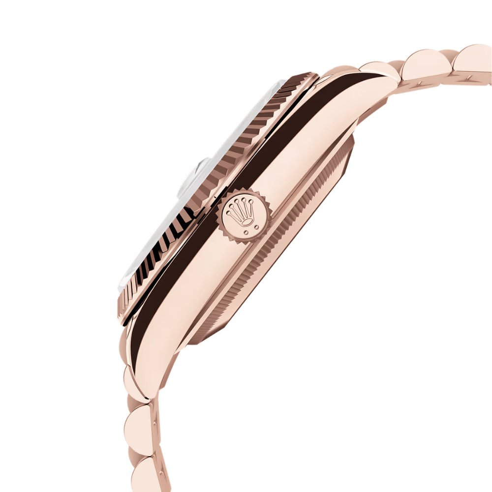 Rolex Day-Date 36 Everose Gold Green Dial 128235 - Image 4