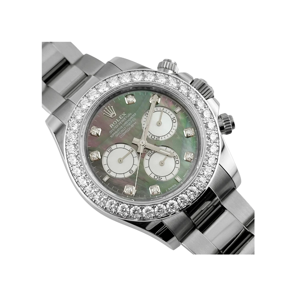 Rolex Daytona 126579RBR White Gold Mother of Pearl Diamond Dial Diamond Bezel (2024) - Image 2