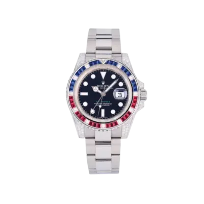 Rolex GMT-Master II 116759SARU White Gold Black Dial