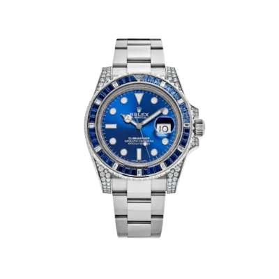 Rolex Submariner Date 116659SABR White Gold Blue Dial Sapphire Diamond Bezel