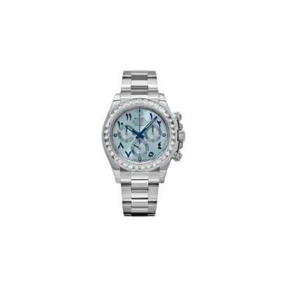 Rolex Daytona 116576TBR Platinum Diamond Ice Blue Arabic Dial