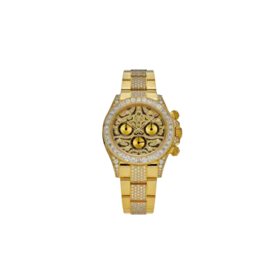 Rolex Daytona 'Eye of the Tiger' 116598TBR Yellow Gold Diamond Accents