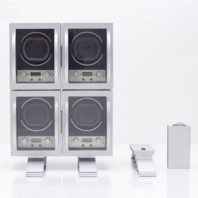 WOLF Module 4.1 Stackable Single Watch Winder w/Cover – 4 Units