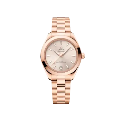 Seamaster Aqua Terra 150M 30 mm, Sedna gold on Sedna gold Ref. 220.50.30.20.09.001