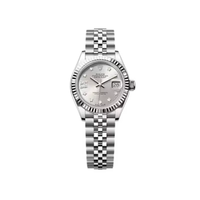 Rolex Lady-Datejust 28, Oystersteel and 18k White Gold, Ref#279174-0021