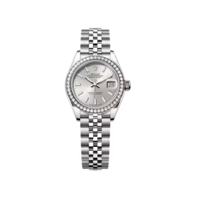 Rolex Lady-Datejust 28 Ref 279384RBR-0007 Oystersteel White Gold